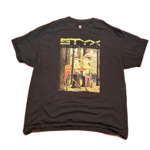 Styx Grand Illusion Graphic Tour Tee Men's Size XL